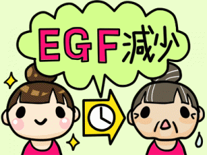 EGF減少